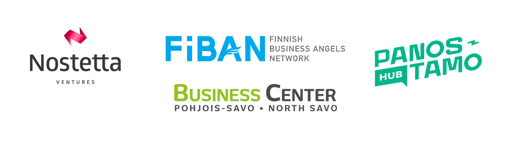 Nostetta Ventures, Finnish Business Angels Network, Business Center North Savo, and Hub Panostamo.