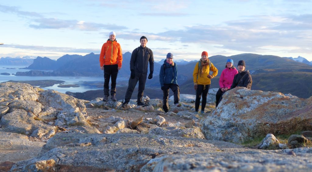 delegation on the top of the Bodo mountain