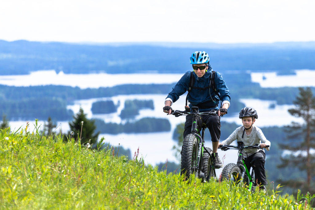 ebike driving in Tahko