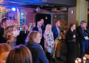 Audience at the Kuopio Goes Slush event in Putte’s Bar